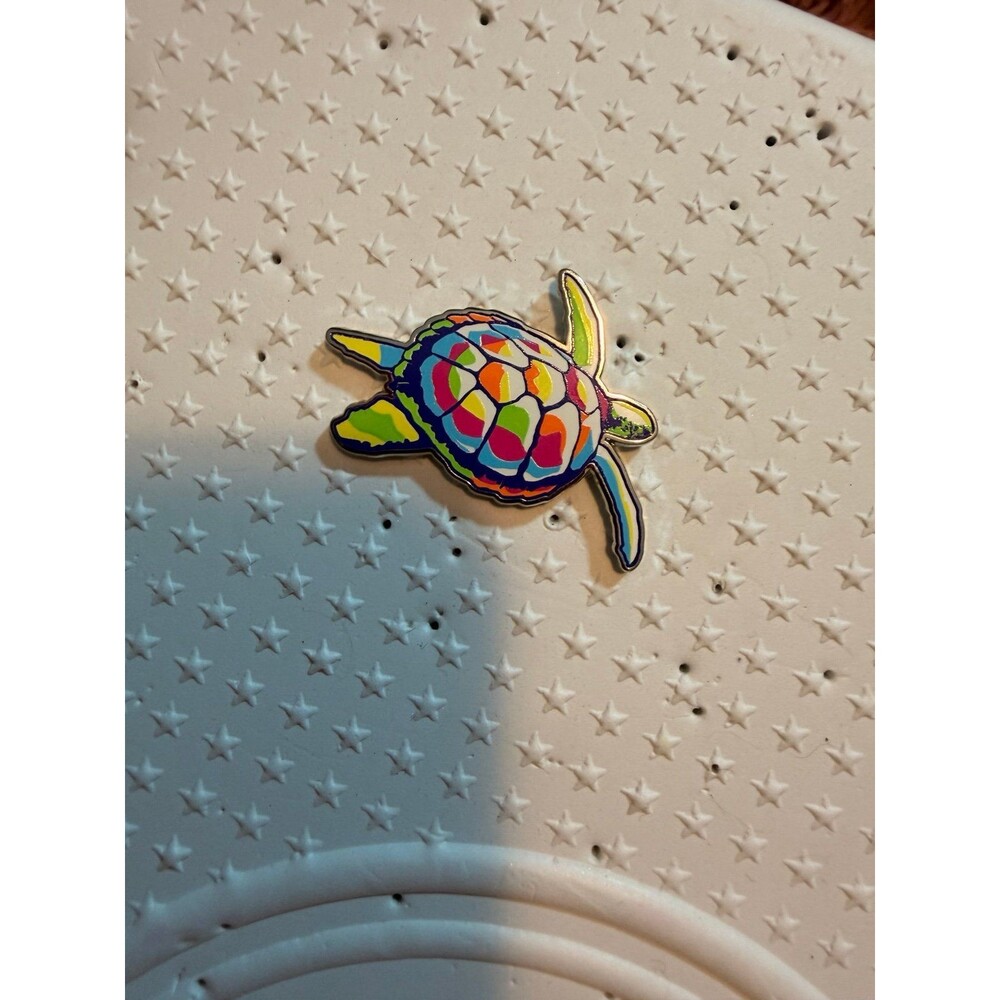 Busch gardens sea world sesame street sesame place Disney pin lapel turtle